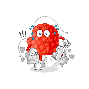 Yemek eldiveni çizimi. karakter vektosu