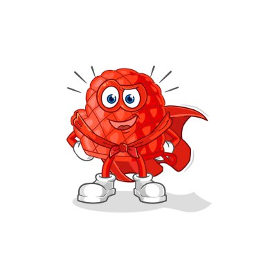 Pişirme eldiveni kahraman vektörü. karikatür