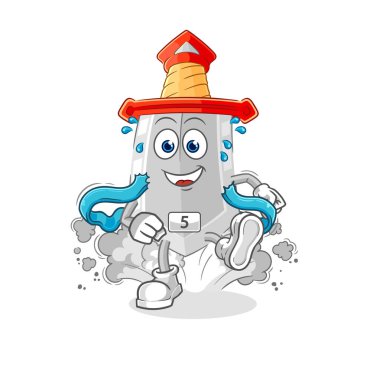 Kılıç kaçakçısı karakteri. karikatür maskotu vektosu