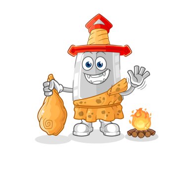 Eski kılıç karikatürü. karikatür maskotu vektosu