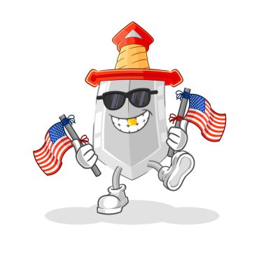 Amerikan gençlik çizgi filmi maskotu Vecto