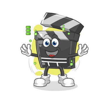 Tüm batarya karakteri. karikatür maskotu vektosu