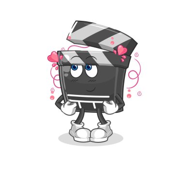 Pano utangaç vektörü. karikatür