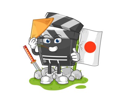 Japon konsolu vektörü. karikatür