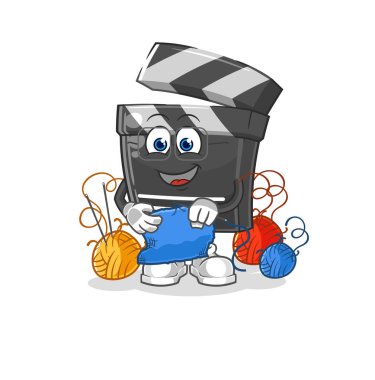 Pano terzi maskotu. çizgi film vektosu