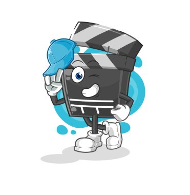 Pano genç çocuk karakter arabası.