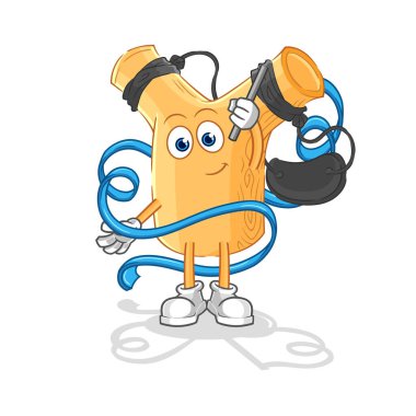 Sapanı Ritmik Jimnastik Maskotu. çizgi film vektosu