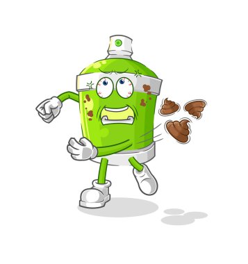 the spray paint throwing shit vecto