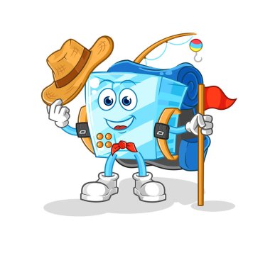 the glass scout vector. cartoon characte