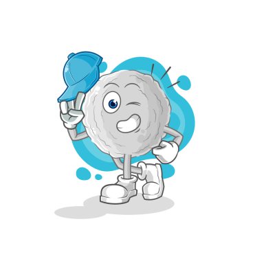 the rock young boy character cartoo