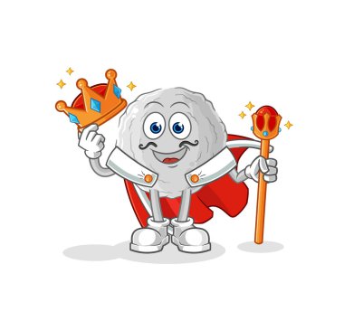 the rock king vector. cartoon characte