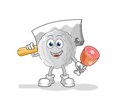 the rock Butcher illustration. character vecto