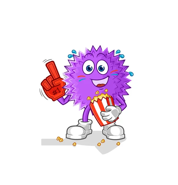 Spiky Ball Plumber Cartoon Cartoon Mascot Vecto — Wektor stockowy
