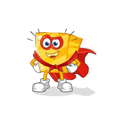 the gold heroes vector. cartoon characte