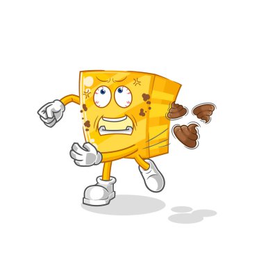 the gold throwing shit vecto