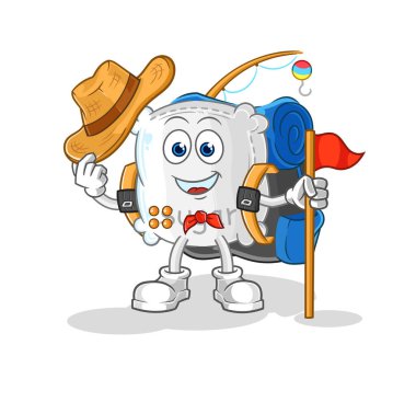 the sugar sack scout vector. cartoon characte