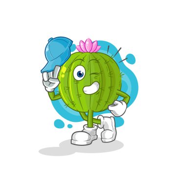 the cactus young boy character cartoo