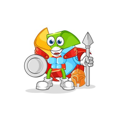 the paper windmill play volleyball mascot. cartoon vecto