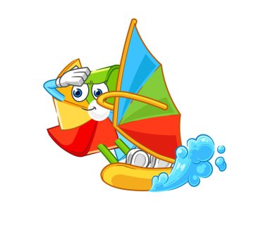 the paper windmill graffiti artist vector. cartoon characte