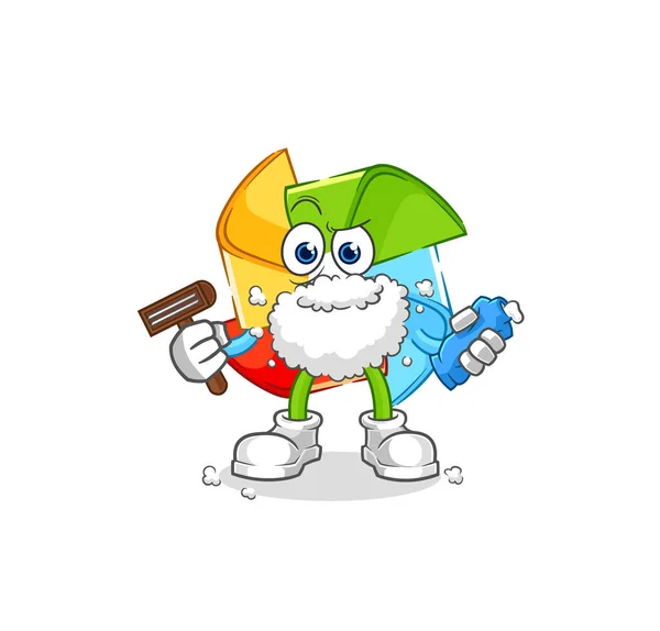 Paper Windmill Picnic Cartoon Cartoon Mascot Vecto — Image vectorielle