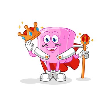 the nail king vector. cartoon characte