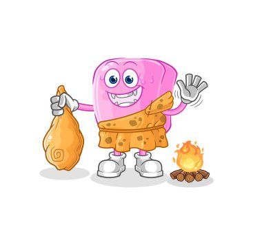 the nail ancient cartoon. cartoon mascot vecto