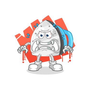 the iron monster vector. cartoon characte