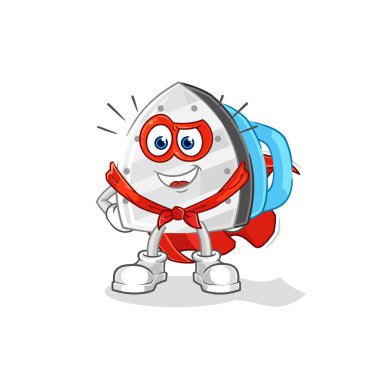 the iron heroes vector. cartoon characte