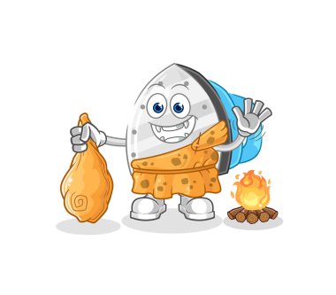 the iron ancient cartoon. cartoon mascot vecto