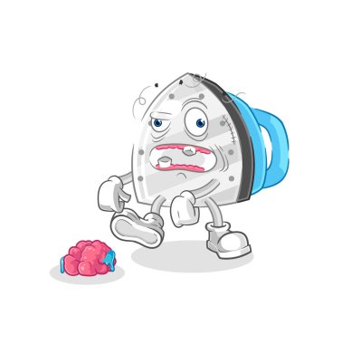 the iron zombie character.mascot vecto