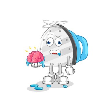 the iron no brain vector. cartoon characte