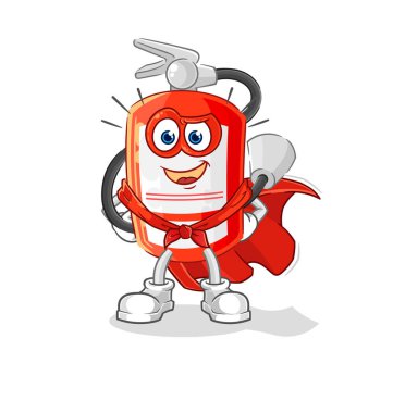 the extinguisher heroes vector. cartoon characte