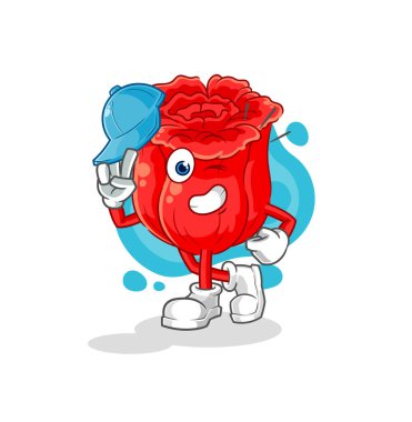 the rose young boy character cartoo