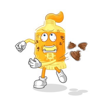 the sunscreen throwing shit vecto