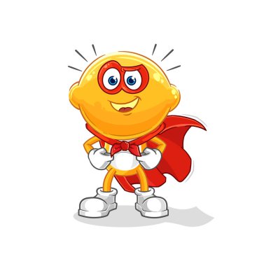 the lemon head heroes vector. cartoon characte