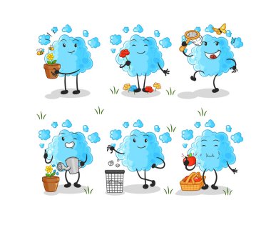 the foam save the earth group. cartoon masco