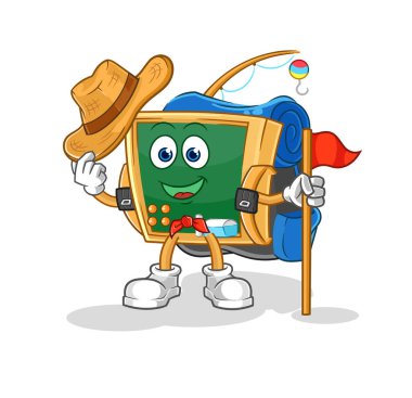 the blackboard scout vector. cartoon characte