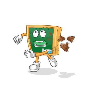 the blackboard throwing shit vecto