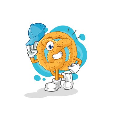 the pretzel young boy character cartoo