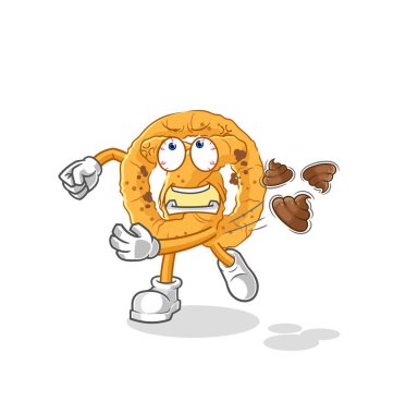 the pretzel throwing shit vecto