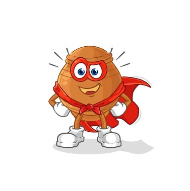 the clay pot heroes vector. cartoon characte