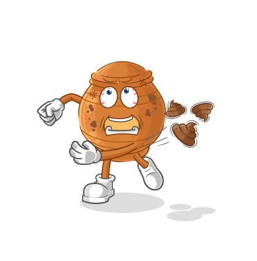 the clay pot throwing shit vecto