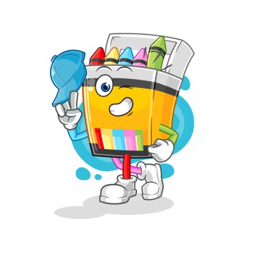 the crayon young boy character cartoo