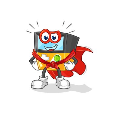 the gameboy heroes vector. cartoon characte