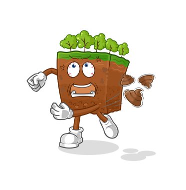 the soil layers throwing shit vecto