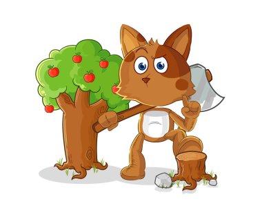 the dog Carpenter illustration. character vecto