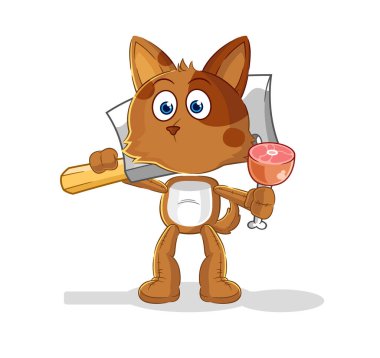 the dog Butcher illustration. character vecto