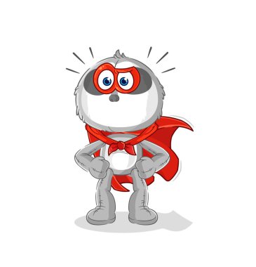 the sloth heroes vector. cartoon characte