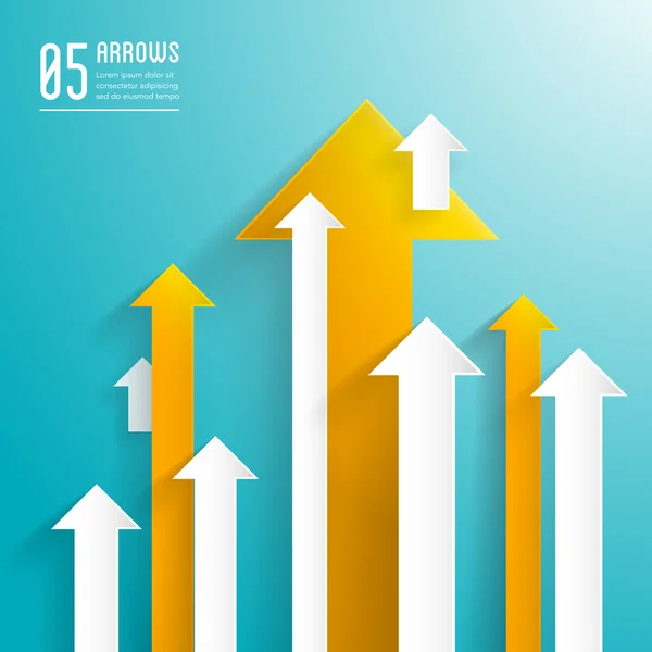 Kağıt oklar arka plan