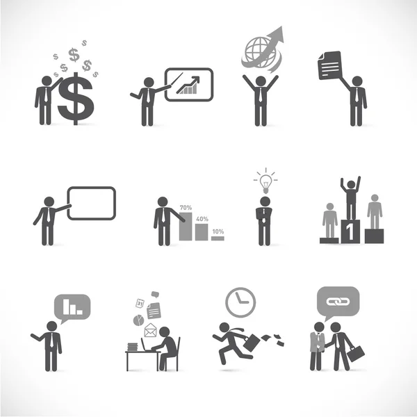 iş adamı benzetmeler - rakam set koleksiyonu